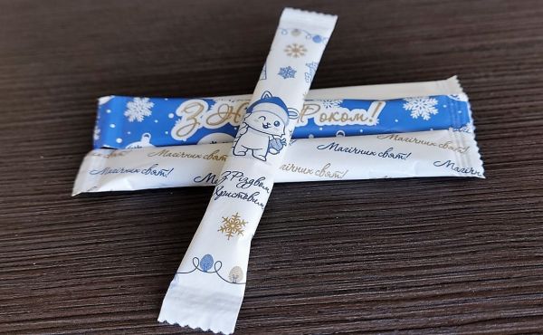 Цукор в стіках 1 кг НОВОРІЧНИЙ 5г*200шт