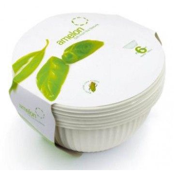 Набір БІО супників 1000 мл з кришками d=125 мм 6 шт 