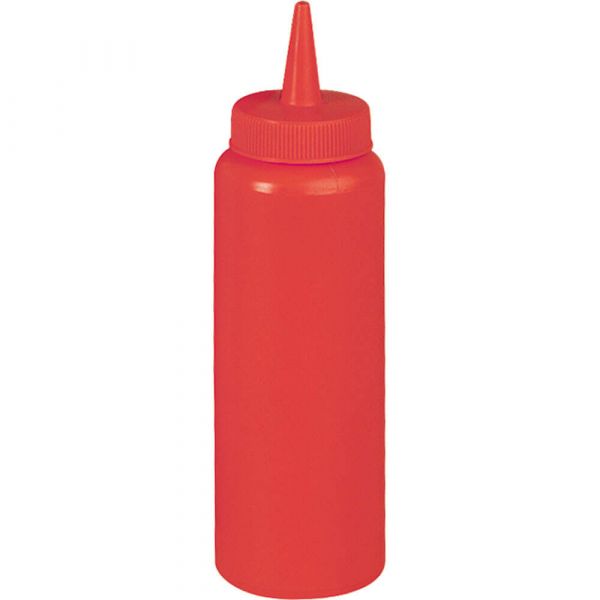 Пляшка для соусів з мірною шкалою 710 мл червона