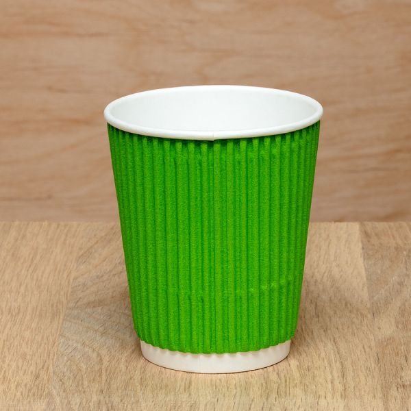 Гофростакан 185 мл зелений
