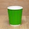 Гофростакан 185 мл зелений