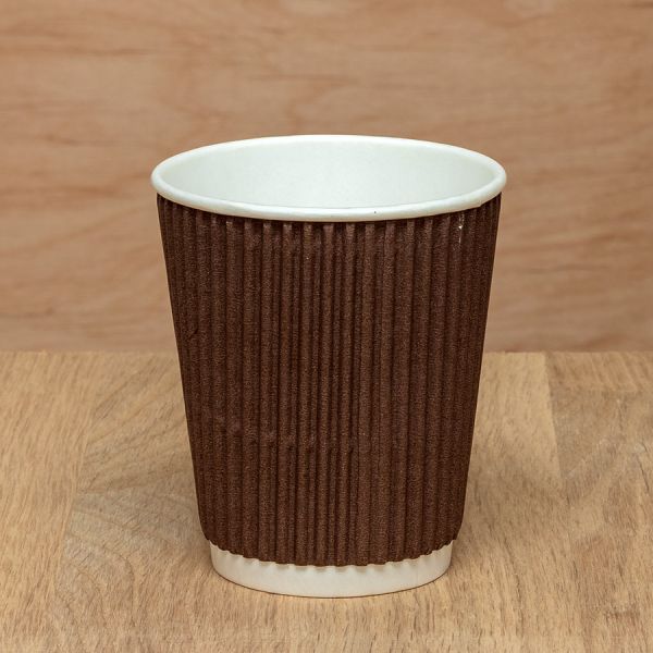 Гофростакан 185 мл коричневий