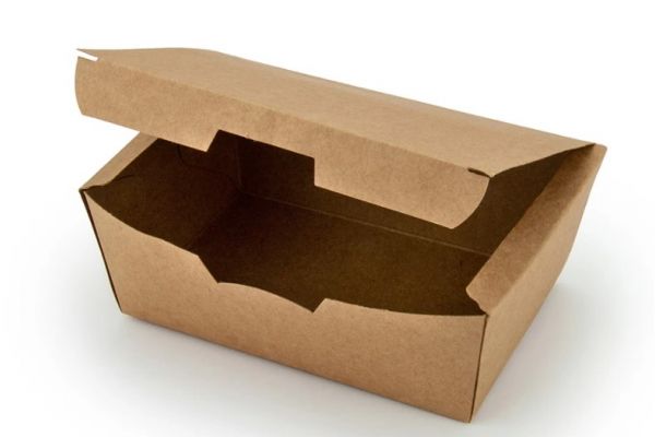 Коробка картонна для суші та других страв 130*88*48 мм КРАФТ