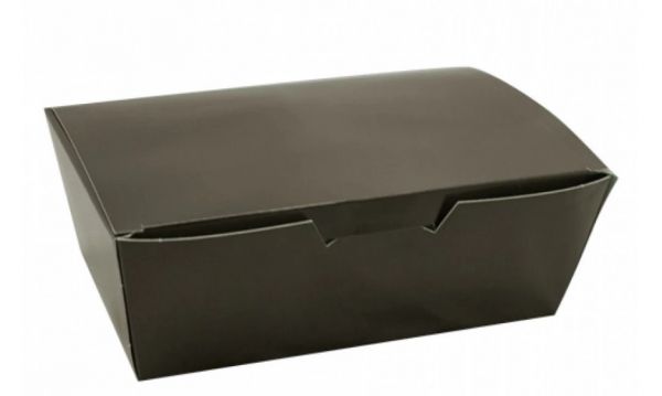 Коробка картонна для суші та других страв 165*105*58 мм ЧОРНА