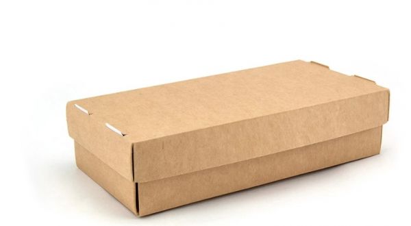 Коробка картонна для суші та других страв 200*100*50 мм КРАФТ
