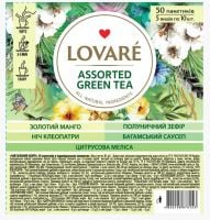 Чай зелений пакетований LOVARE Асорті 50 шт