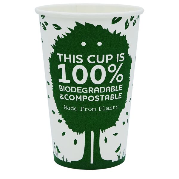 Стакан паперовий ВІО з шаром PLA 500 мл