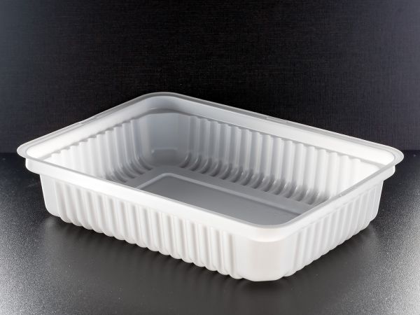 Контейнер прямокутний РS 179*132 550 мл білий