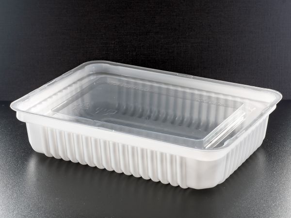 Контейнер прямокутний РS 179*132 550 мл білий