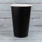 Стакан паперовий 500 мл ЧОРНИЙ