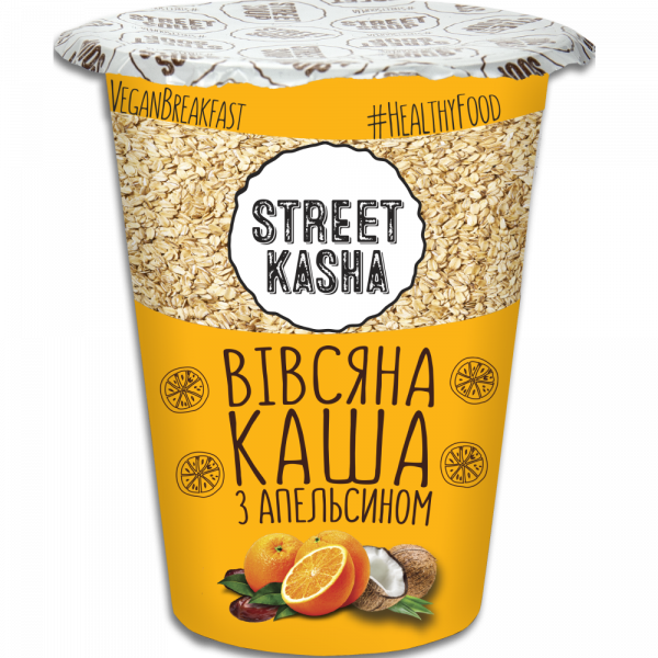 Каша Street Kasha Вівсяна з апельсином 50г стакан