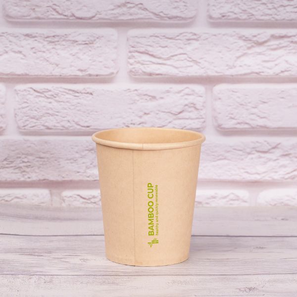 Стакан паперовий 185 мл BAMBOO