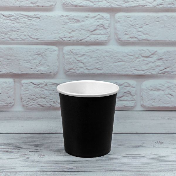 Стакан паперовий 110 мл ЧОРНИЙ