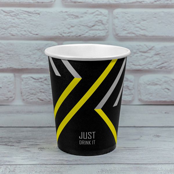 Стакан паперовий 270 мл JUST DRINK IT