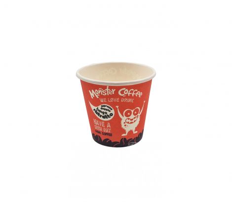 Стакан паперовий 110 мл MONSTER COFFEE