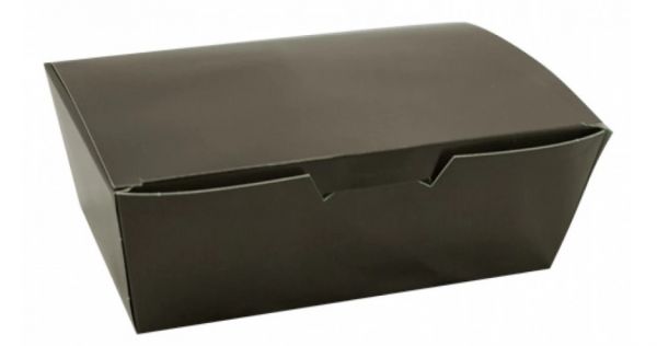 Коробка картонна для суші та других страв 130*88*48 мм ЧОРНА