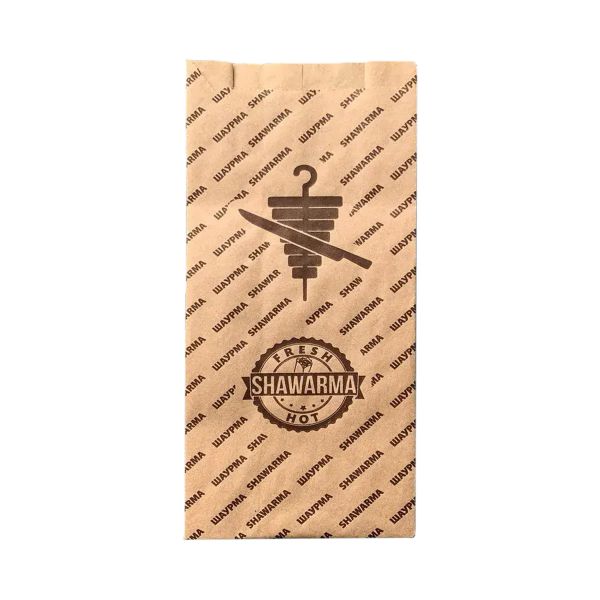Упаковка для шаурми жиростійка 220*90*50 мм 40г/м2 КРАФТ