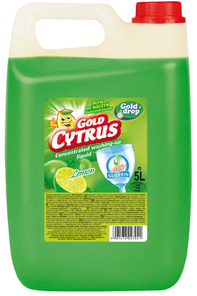 Засіб для миття посуду GOLD CYTRUS 5л