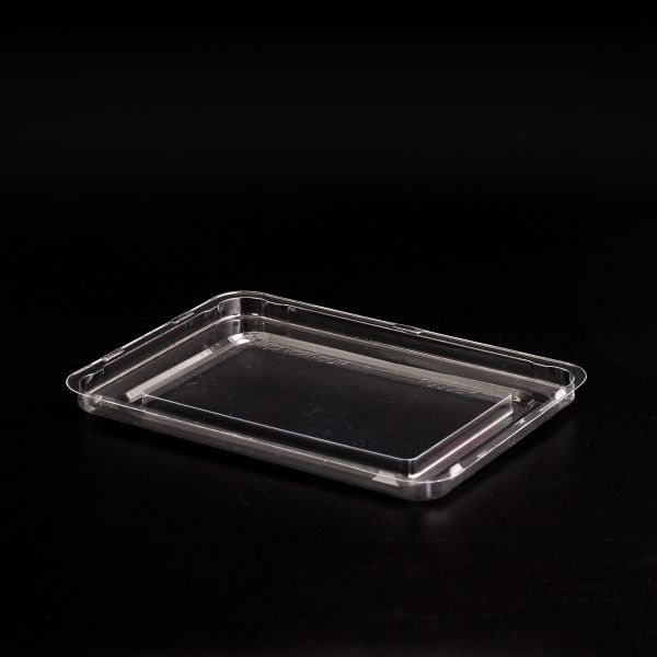 Кришка РS на контейнер прямокутний 179*132 мм ПРОЗОРА