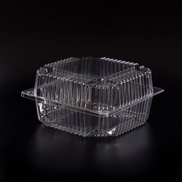 Контейнер з кришкою РS 780+570 мл 155*151*81 мм ПРОЗОРИЙ