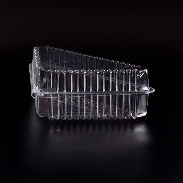 Контейнер для сендвічів РS трикутний з кришкою 270+200 мл 180*130*130 мм ПРОЗОРИЙ