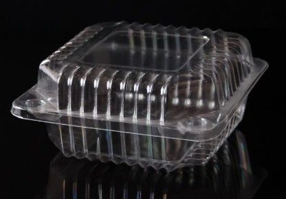 Контейнер з кришкою PS 300+200 мл 119*119*60 мм ПРОЗОРИЙ