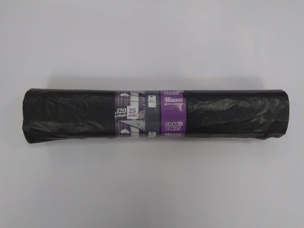 Пакети для сміття 120л/25шт Grand Paket LDPE 25 мкм