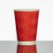 Гофростакан Ripple 400 мл 12oz red
