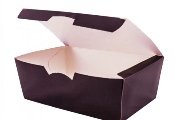 Коробка картонна для суші та других страв 130*88*48 мм ЧОРНА