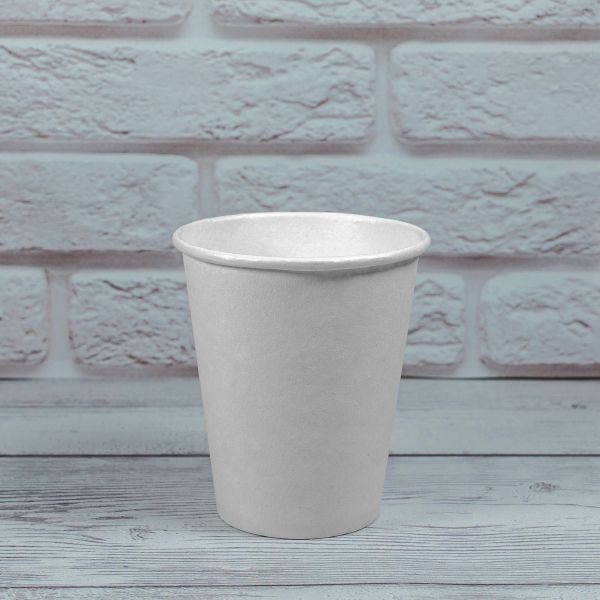 Стакан паперовий 185 мл БІЛИЙ