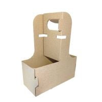 Тримач для 2-х стаканів ЄВРО гофрокартон