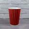 Гофростакан 340 мл червоний