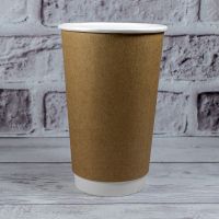 Стакан паперовий двошаровий 500 мл