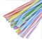 Трубочки Фреш з гофрой d-8.0 мм L-235 мм кольорові смужка 100 шт