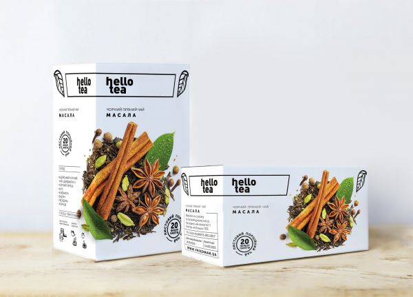 Чай пряний пакетований Hello Tea Масала 20 шт