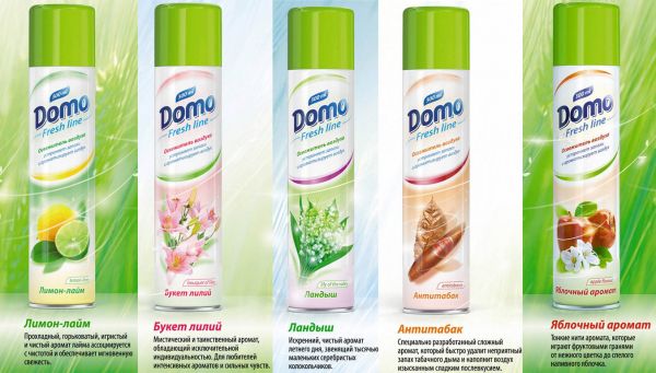 Освіжувач повітря DOMO FRESH LINE 300 мл в ассорт