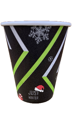 Стакан паперовий 175 мл JUST DRINK WINTER для вендінга