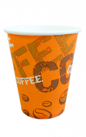 Стакан бумажный 175 мл COFFEE ORANGE для вендинга