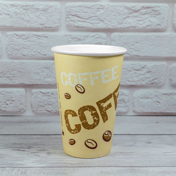 Стакан паперовий 340 мл COFFEE