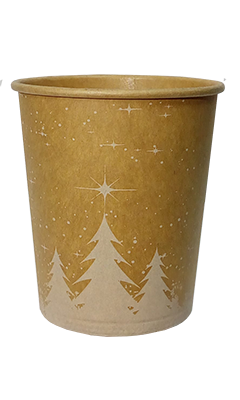 Стакан паперовий KRAFT Winter 185 мл