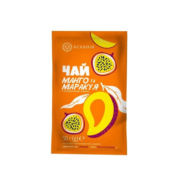 Концентрат чаю АСКАНІЯ Манго та маракуя 50 г