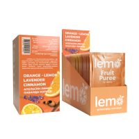 Концентрат для лимонаду та чаю LEMO Апельсин-Лимон-Корица-Лаванда 45 г