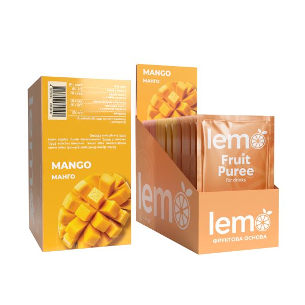 Концентрат для лимонаду та чаю LEMO Манго 45 г