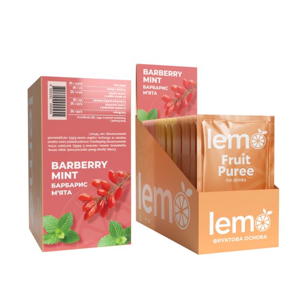 Концентрат для лимонаду та чаю LEMO Барбарис-М'ята