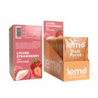 Концентрат для лимонаду та чаю LEMO Полуниця-Лічі 45 г