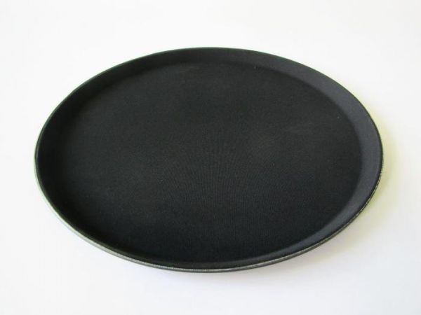 Рознос anti-slip круглий чорний One Chef 280 мм