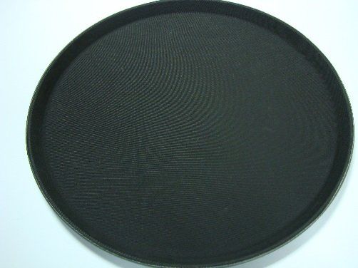 Рознос anti-slip круглий чорний One Chef 405 мм