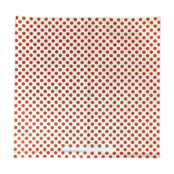 Папір обгортковий жиростійкий 320*320 мм 40г/м2 червоний горох 1000 шт