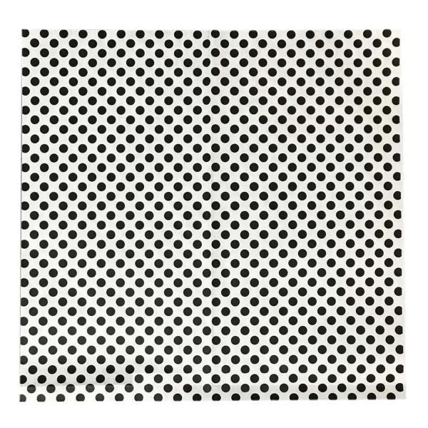 Папір обгортковий жиростійкий 320*320 мм 40г/м2 чорний горох 1000 шт