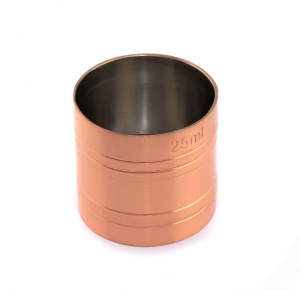 Джигер односторонній One Chef 25 мл з мідним покриттям